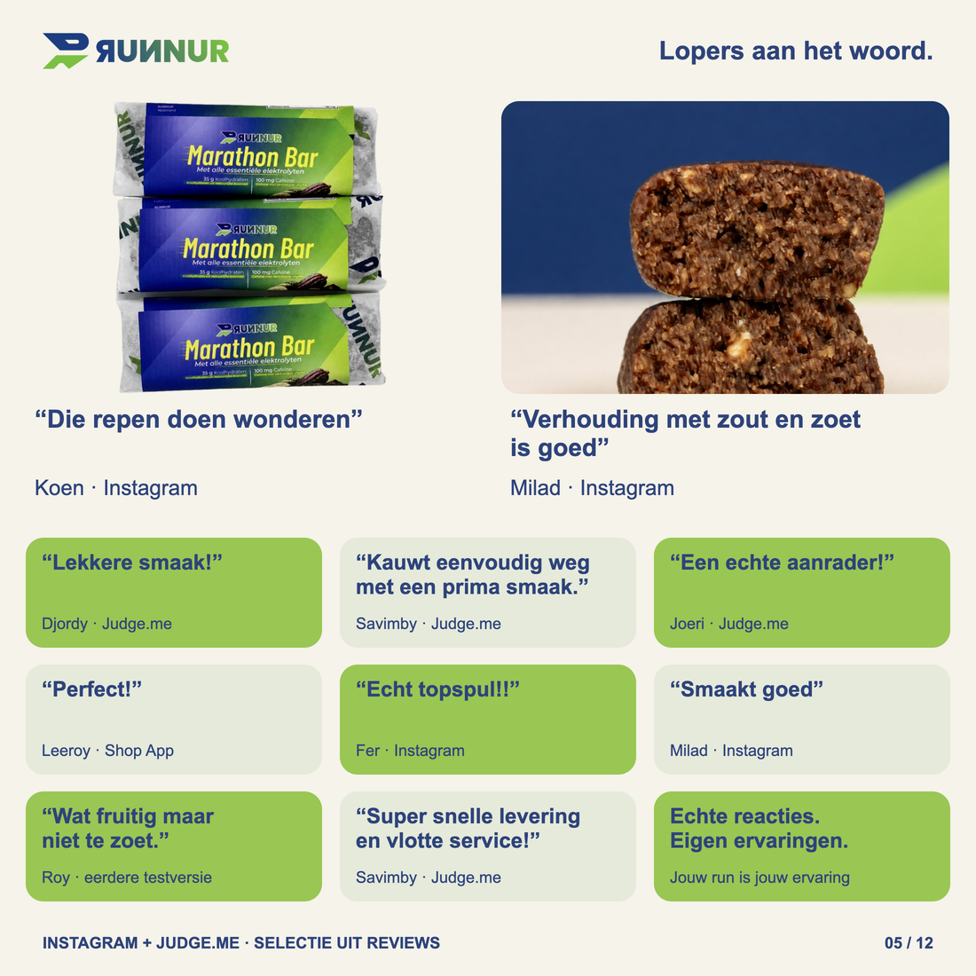 RUNNUR Marathon Bar – wall of love