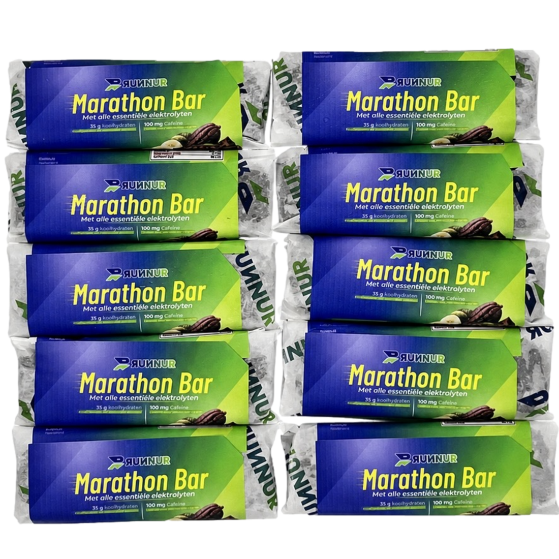 RUNNUR Marathon Bar 10-pack Marathon Pack met gratis verzending