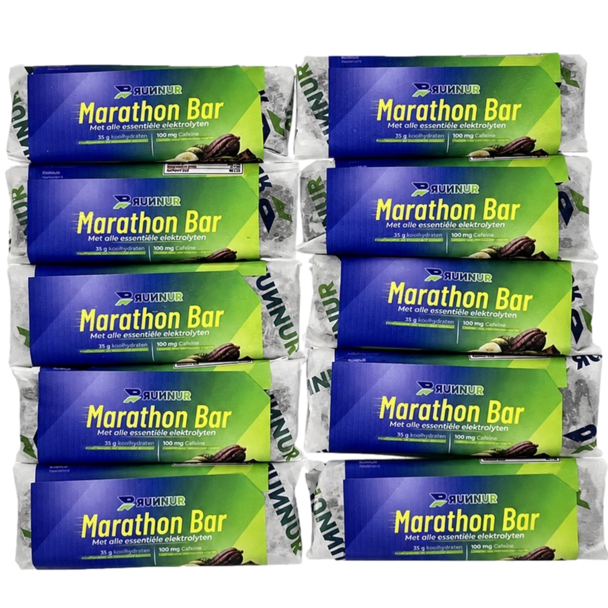 RUNNUR Marathon Bar 10-pack Marathon Pack met gratis verzending