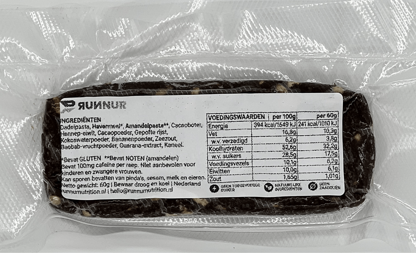 RUNNUR Marathon Bar – 1 Stuk (60g)