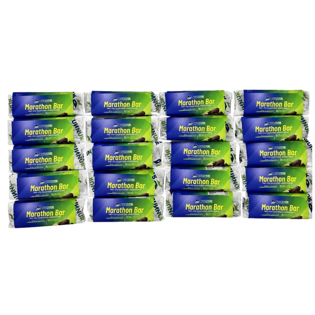 RUNNUR Marathon Bar 20-pack Ultra Marathon Pack