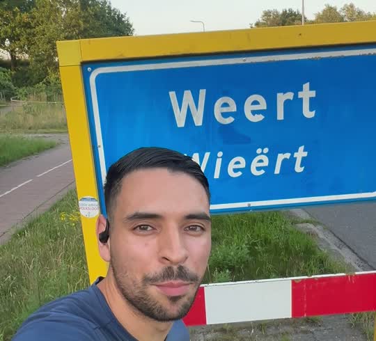 Appie onderweg door Weert, met de camera mee